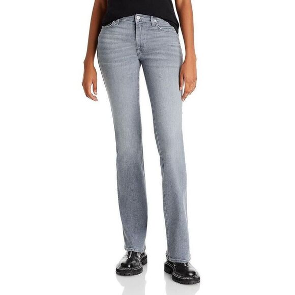 7 For All Mankind Women's Sz 28 Gray Kimmie Mid Rise Bootcut Denim Jeans - Picture 12 of 13